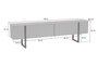 Hanah Home Soporte para TV Serenity - Nogal y Negro